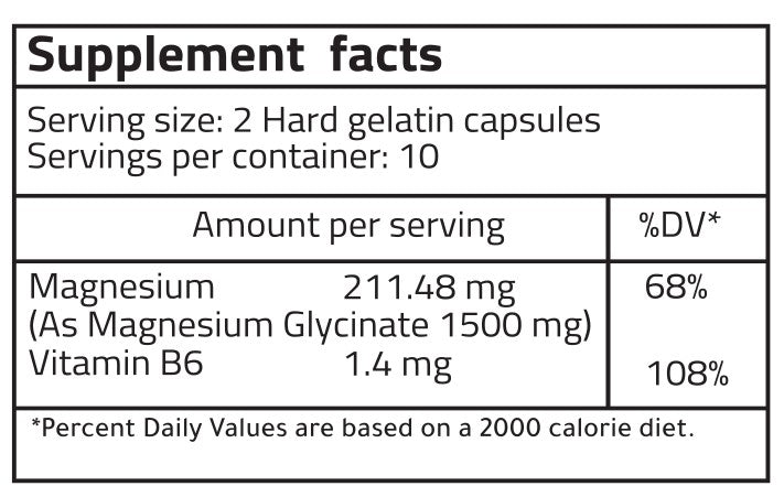 Confornate Magnesium Glycinate 30 Capsule