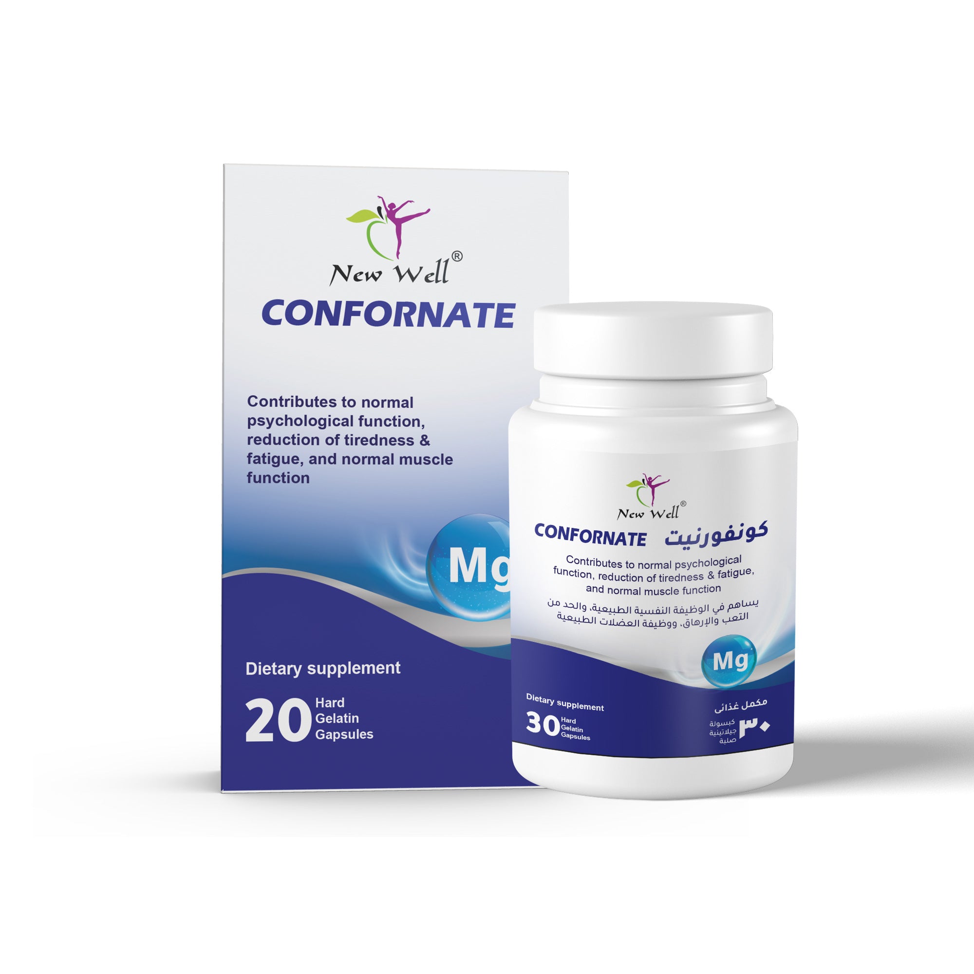 Confornate Magnesium Glycinate 30 Capsule