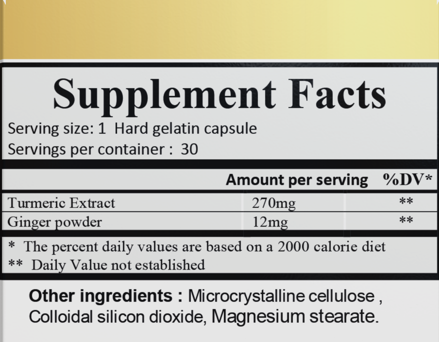 New Well Tumeric & Ginger Box 30 Capsule