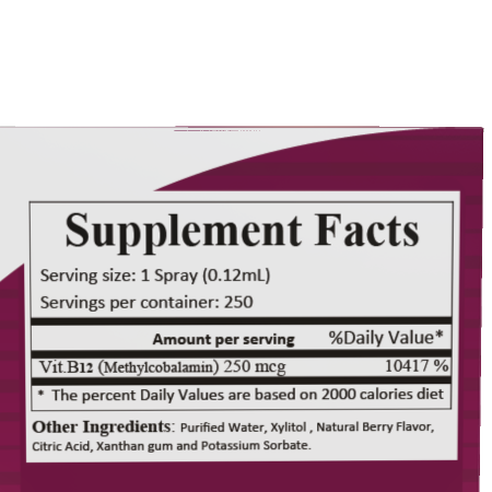 New Well Vitamin B12 Spray 30 ml